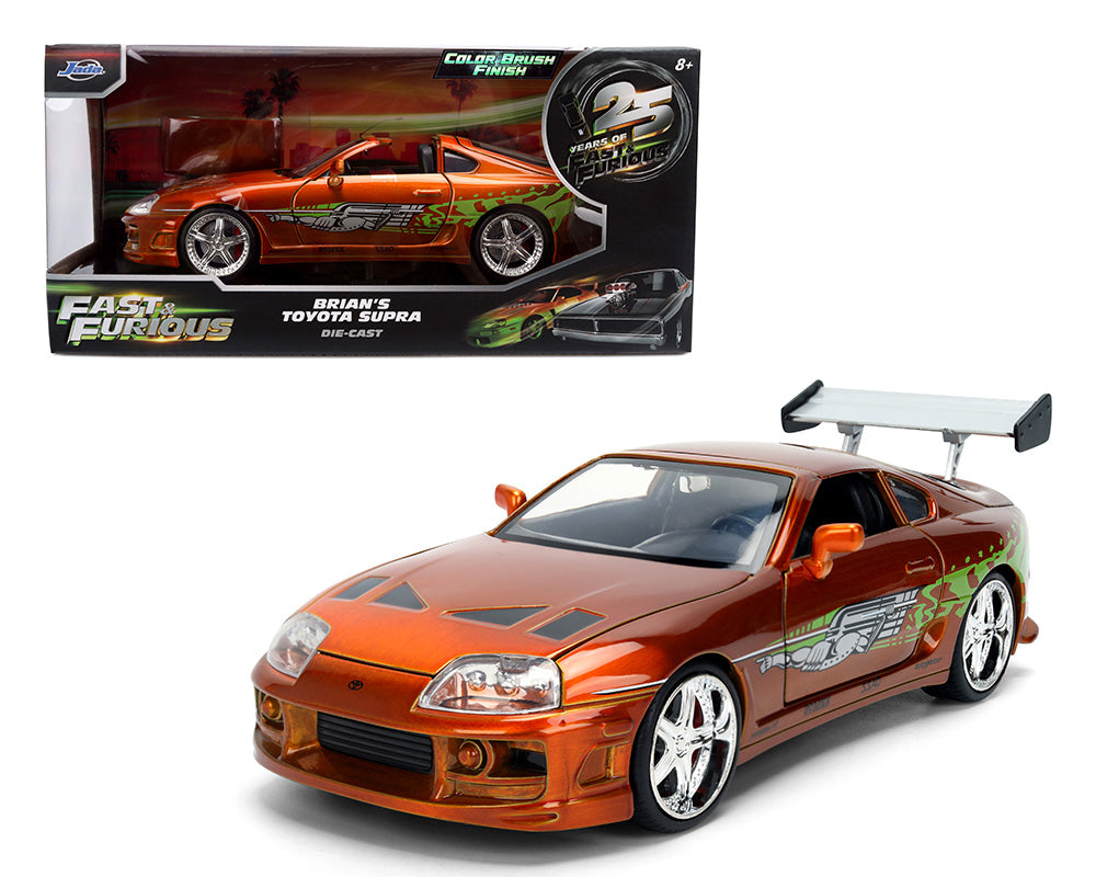 1995 Toyota Supra – Orange Color Brush Finish – Fast &amp; Furious 25th Anniversary
