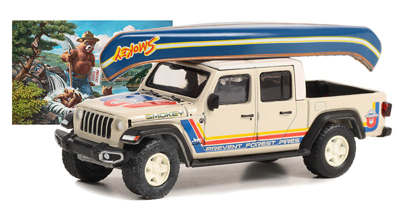 2021 Jeep Gladiator with Canoe on Roof “Prevent Forest Fires!”
