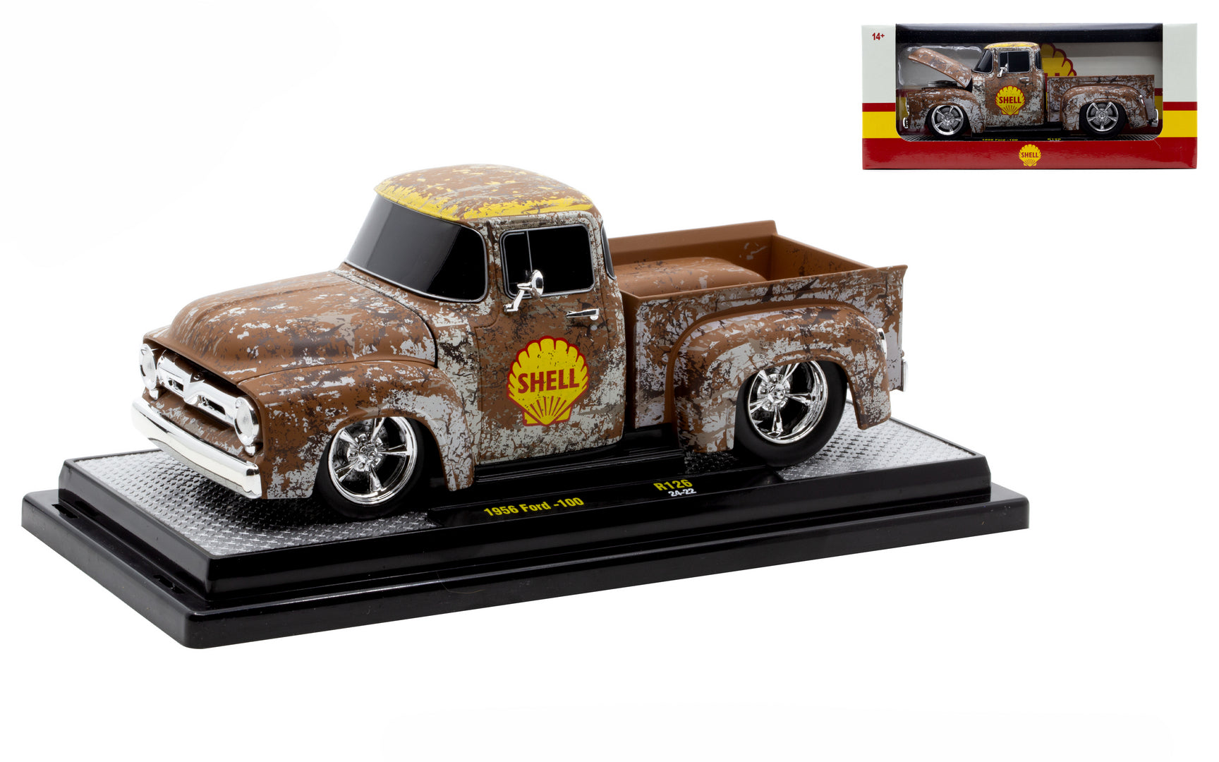 Shell-1956 Ford F-100 Weathered (M2 Release 126-1:24)