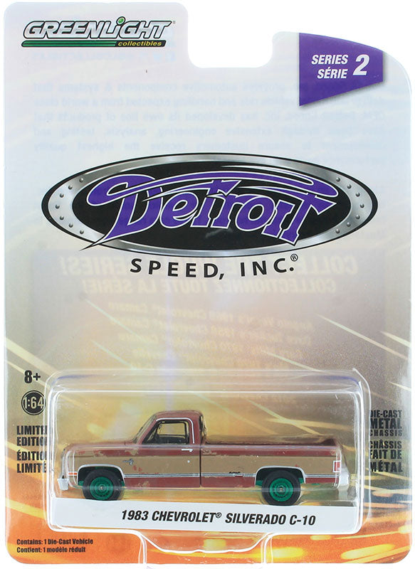 Miniature Chevrolet Silverado C10 1982 Camping-car - Échelle 1/64, Couleur Bleue, Occasion