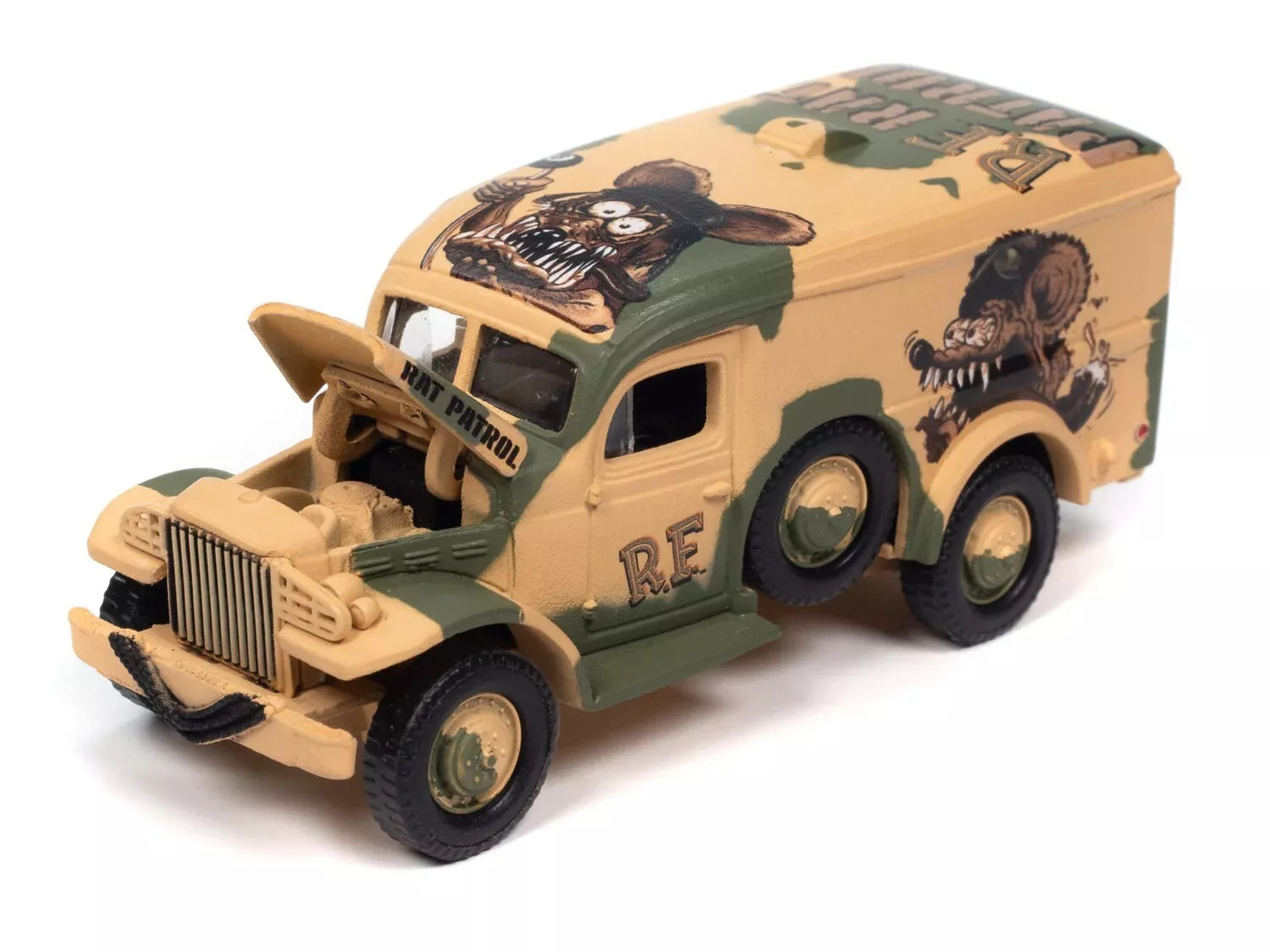 DODGE WC54 AMBULANCE DESERT CAMO RAT FINK