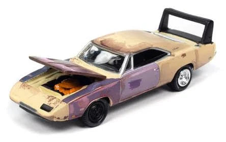 1969 Dodge Charger Daytona Beige (Weathered) "Mystery Matinee" "Pop Culture" (Limite 1 per client-Limit 1 per client)