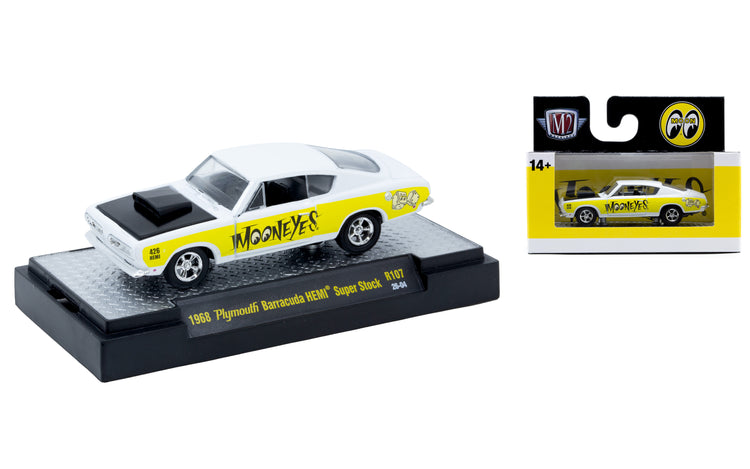 1968 Plymouth Barracuda HEMI Super Stock (32500-1968-107-PLY) (M2 Machines-Auto-Thentics Release 107)