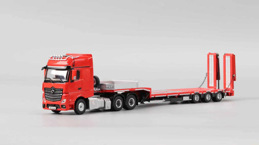 Perka 1:64 Mercedes-Benz Remorque porte-voiture ORANGE BJ-08