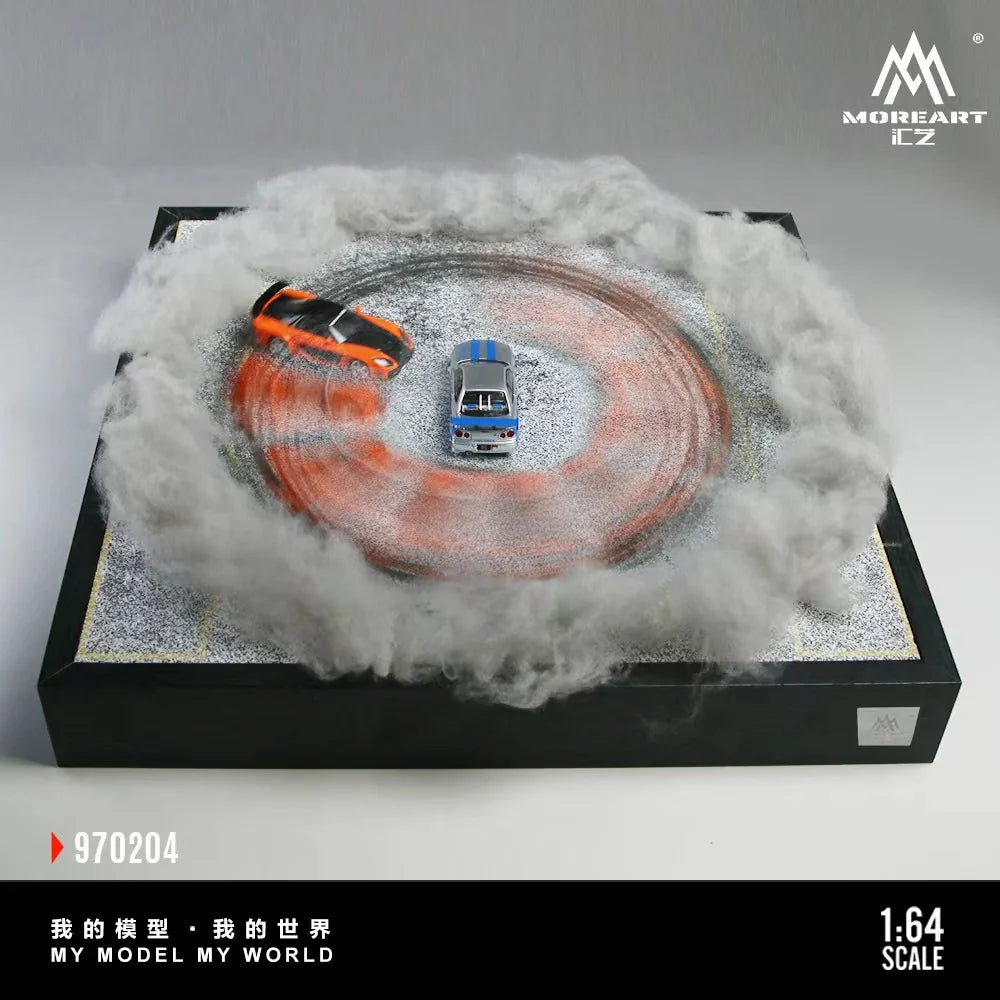 MoreArt 1:64 Car Drift Turntable Scene – O1 Version MO970204