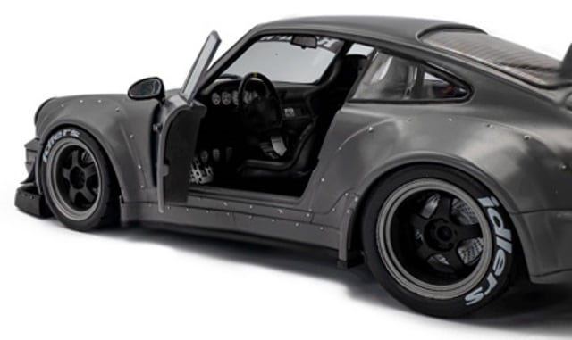 (PRE-ORDER 2025-26) SOLIDO-Porsche 964 RWB 1:18th Nardo Grey Body Kit with Akira Nakai Figure