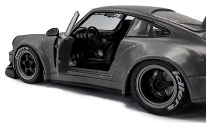 (PRE-ORDER 2025-26) SOLIDO-Porsche 964 RWB 1:18th Nardo Grey Body Kit with Akira Nakai Figure