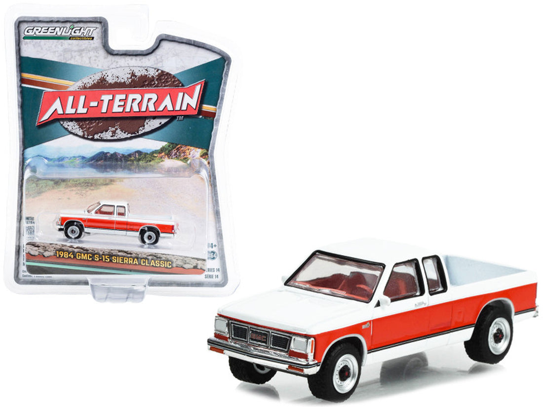 1984 GMC S-15 Sierra Classic Pickup Truck (Apple Red and Frost White)