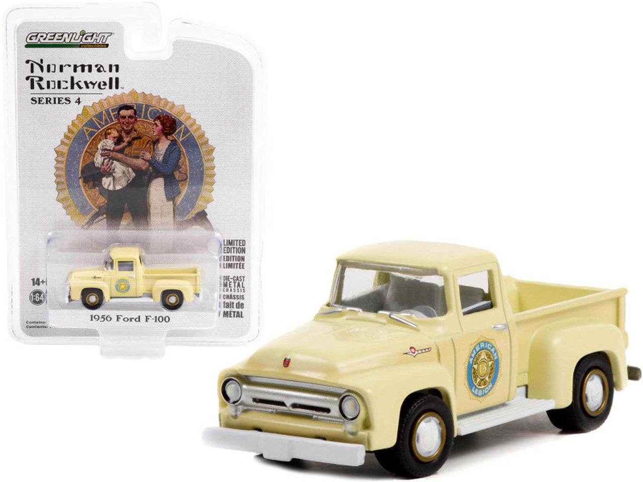 1956 Ford F-100 Pickup Truck Cream "American Legion"