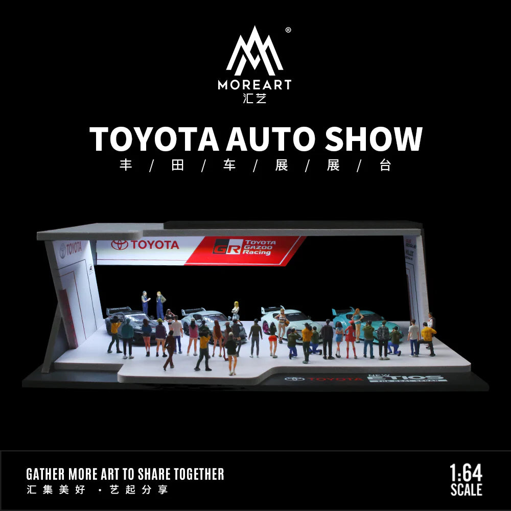 MoreArt 1:64 Stand d’exposition Toyota Auto Show – MO925206