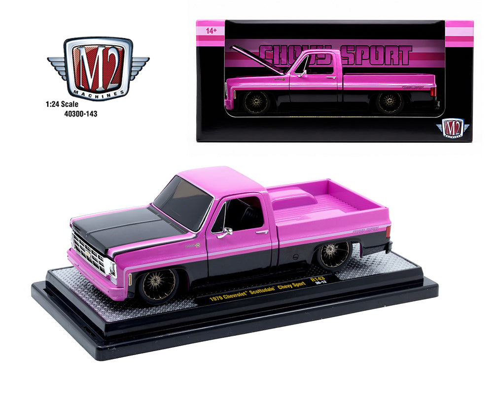 (PRE-0RDER 2026) M2 Machines 1:24- 1979 Chevrolet Scottdale Chevy Sport- Release 143B