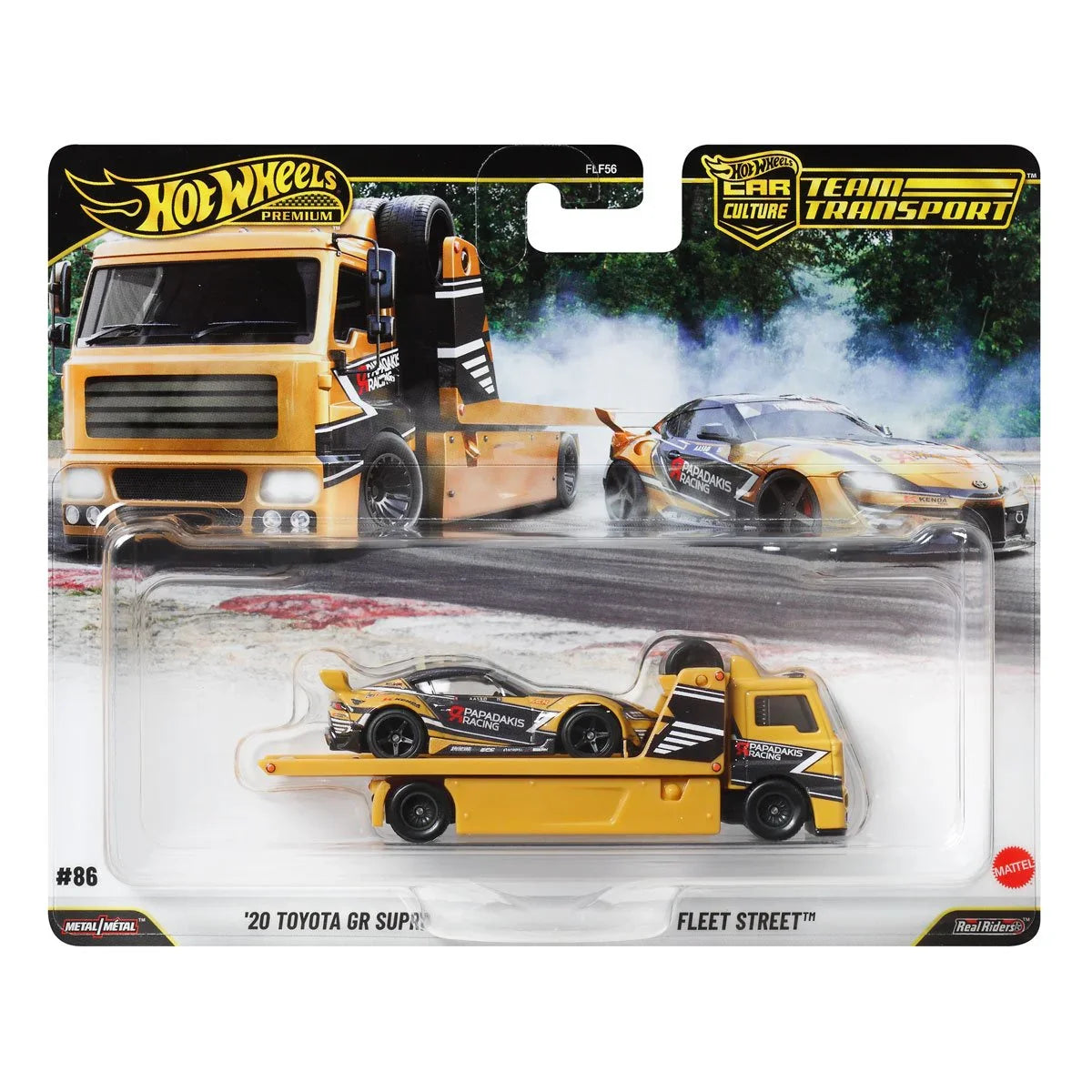 Hot Wheels - ’20 Toyota GR Supra &amp; Fleet Street - 2025 Team Transport Series (JHX87))