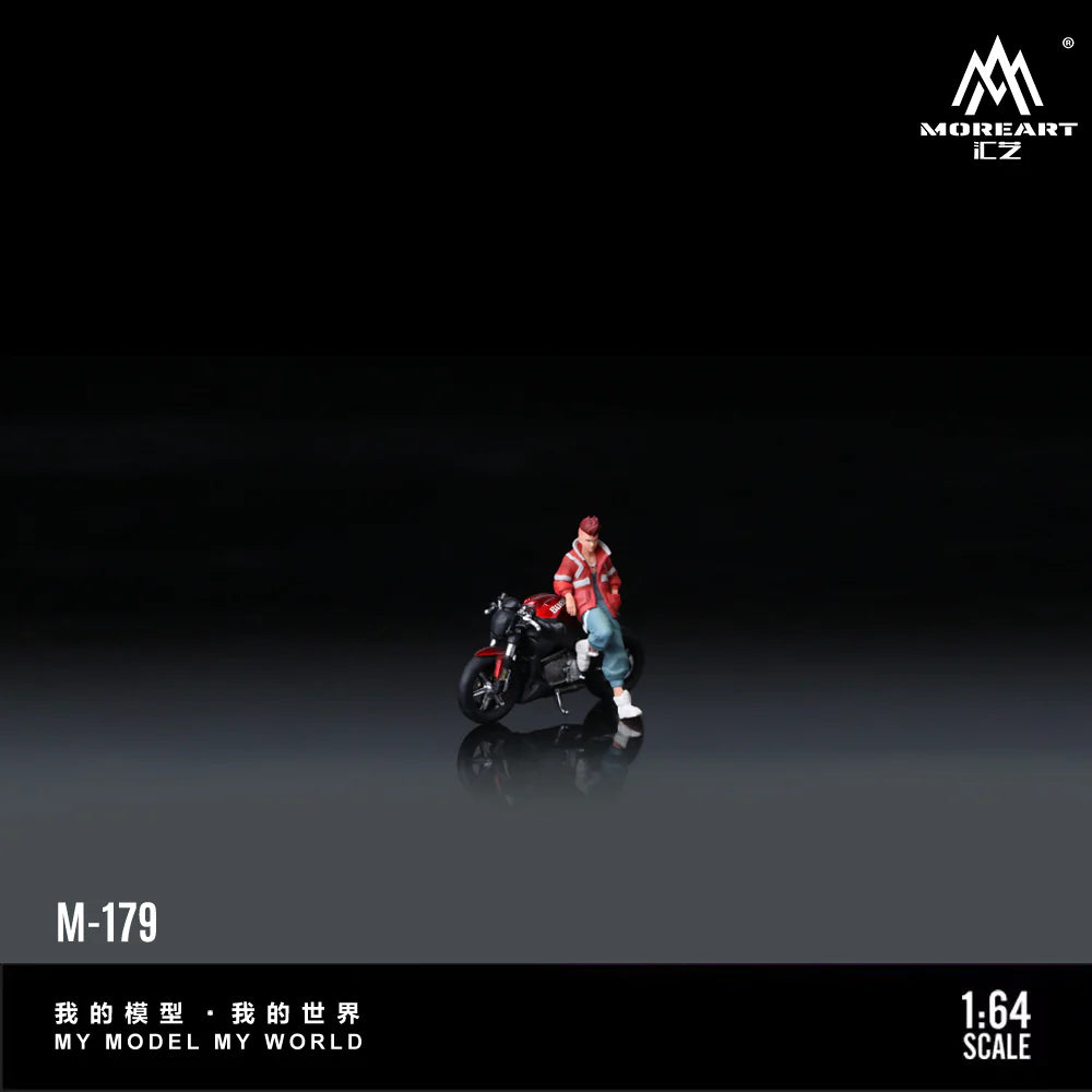MoreArt 1:64 Buell XB12S Red Motorcycle Doll – MO222179