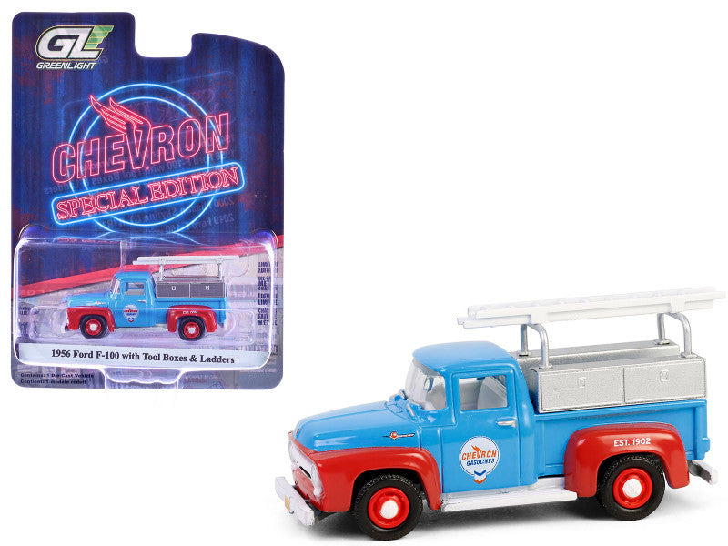 Chevron - 1956 Ford F-100 with Tool Boxes and Ladders (GL41175-B)