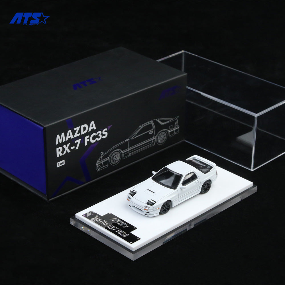 ATS MODELS 1/64- MAZDA RX-7 FC3S - White ATS880201