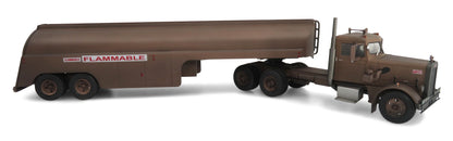 1955 Peterbilt 281 "Needlenose" Tractor &amp; Tanker Trailer: Film "Duel"