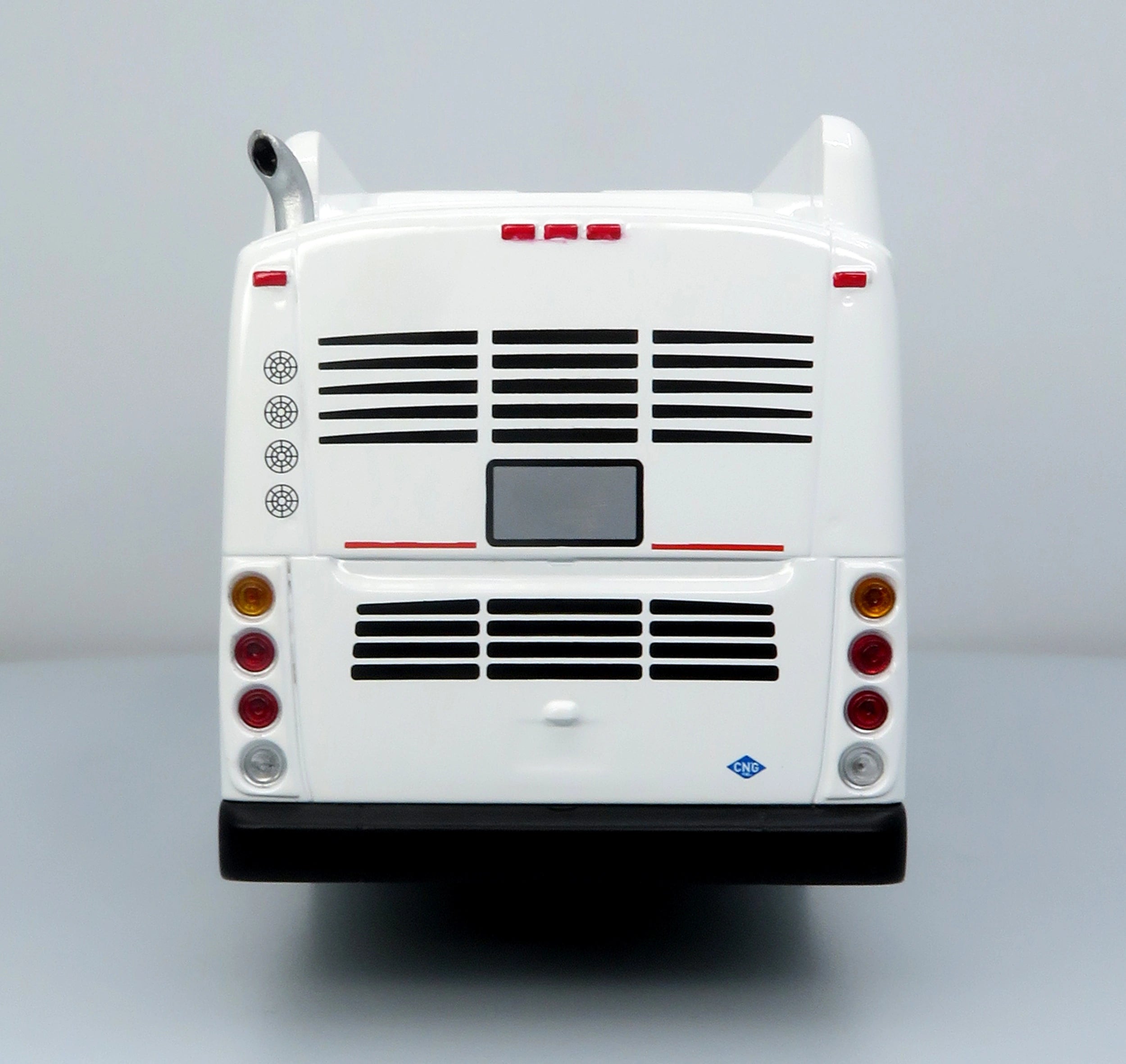 NFI Xcelsior XN40 Transit Bus: Blank White