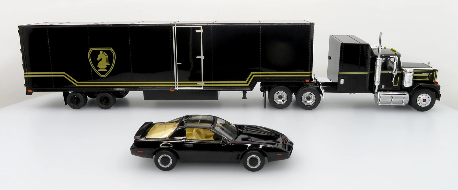 1980 GMC General Tractor w/ Trailer &amp; 1982 Pontiac Firebird Trans Am: Knight Set