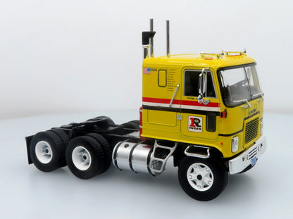 1970 GMC Astro 95 Tractor &amp; Trailer 1:43 Ryder Truck Rental Iconic Replicas 43-0662