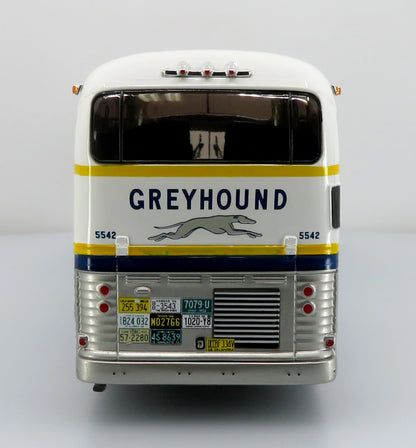GM PD-4501 Scenicruiser Coach 1:43 Greyhound Bus Lines 50e Anniversaire Iconic Replicas 43-0665