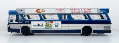 GM TDH-5303 Transit Bus 1963 1:43 MTA New York City Iconic Replicas 43-0666
