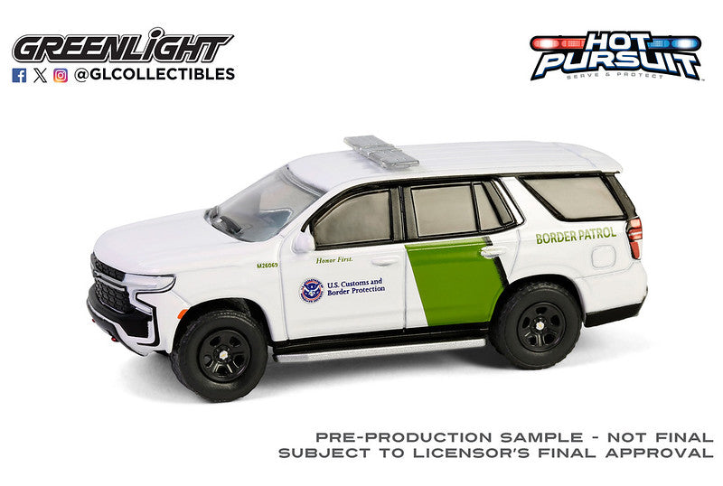 GreenLight 1:64 2023 Chevrolet Tahoe – U.S. Border Patrol – Hobby Exclusive – GL43035-F
