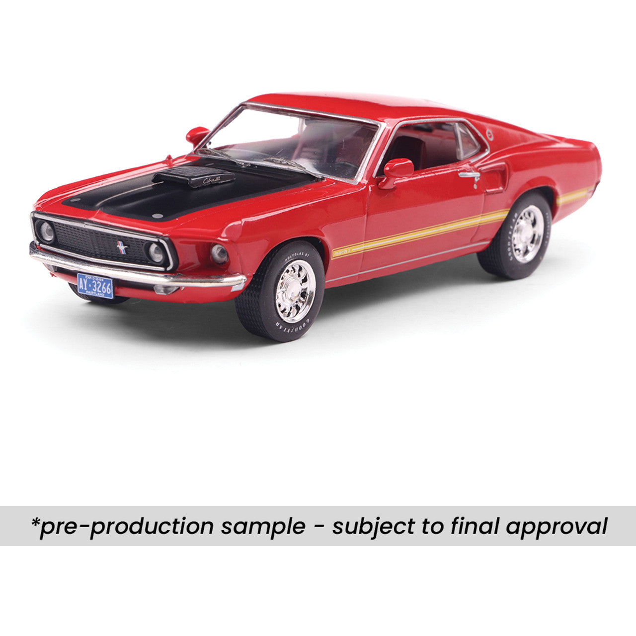 1969 Ford Mustang Mach 1 - Calypso Coral (1:43)