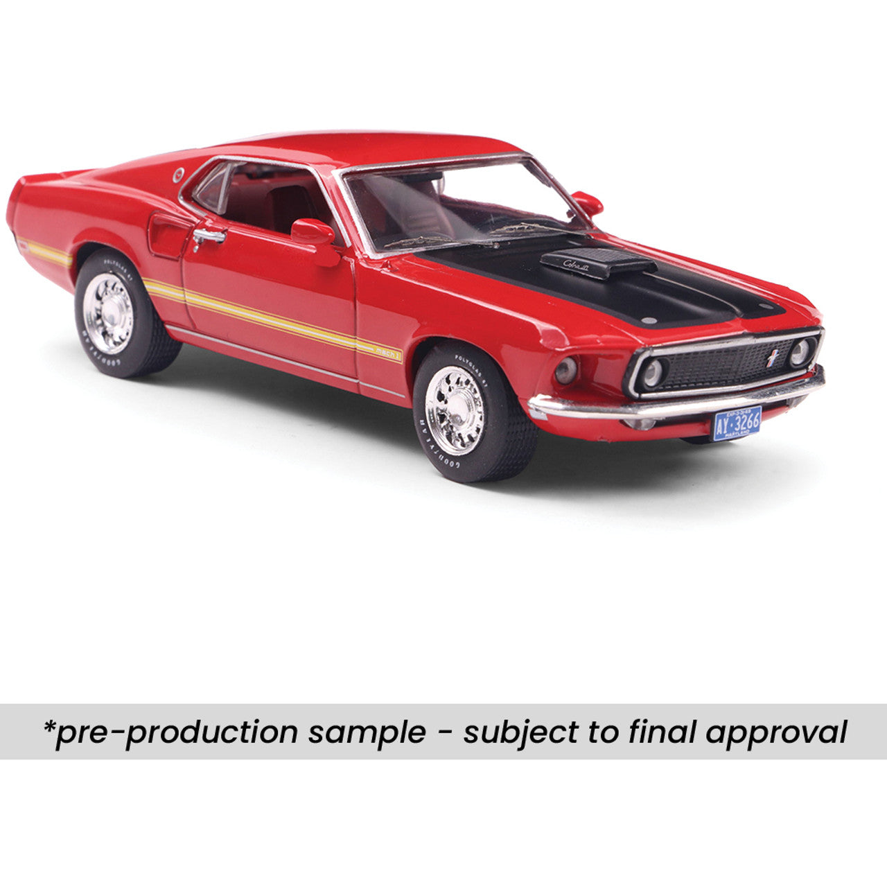 1969 Ford Mustang Mach 1 - Calypso Coral (1:43)