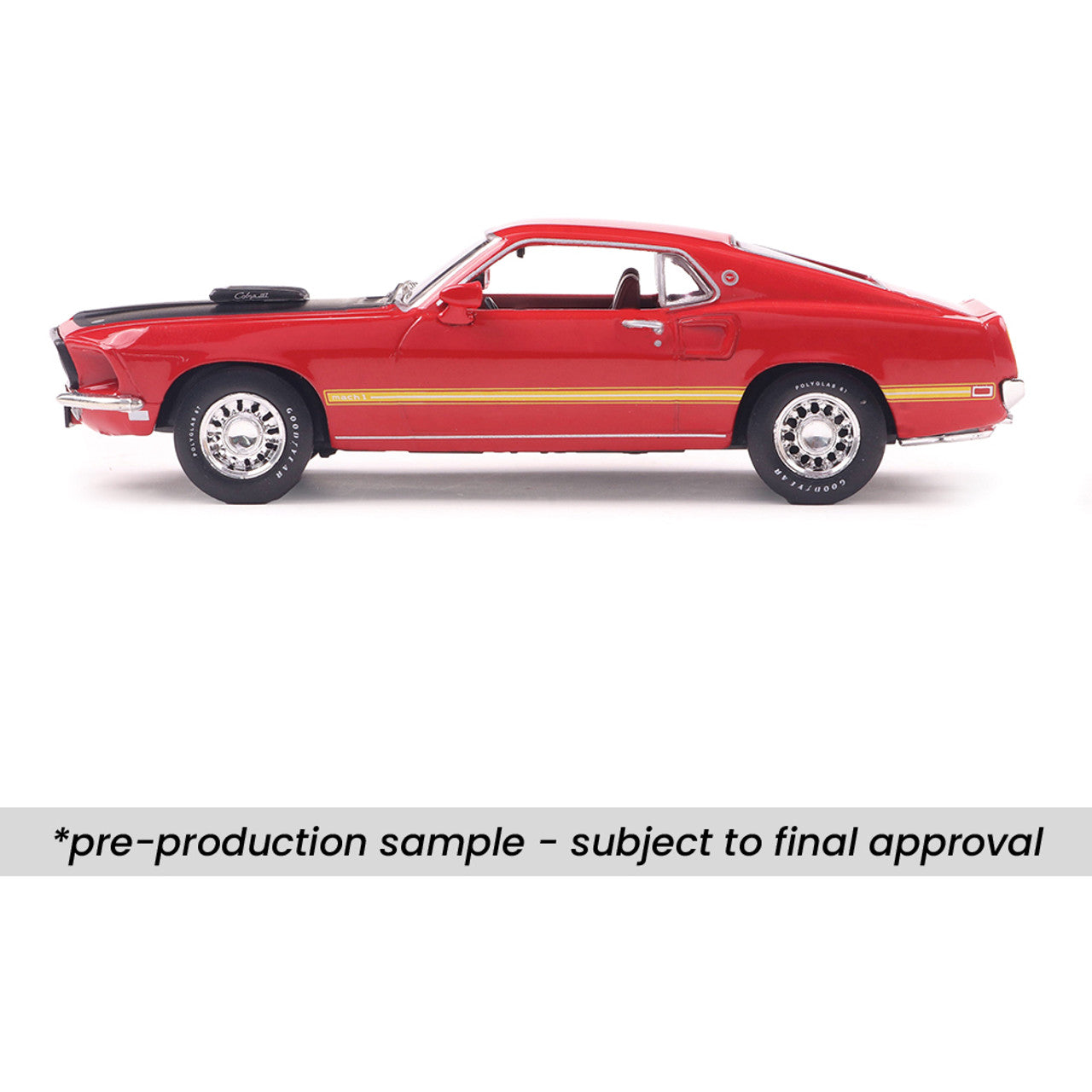 1969 Ford Mustang Mach 1 - Calypso Coral (1:43)