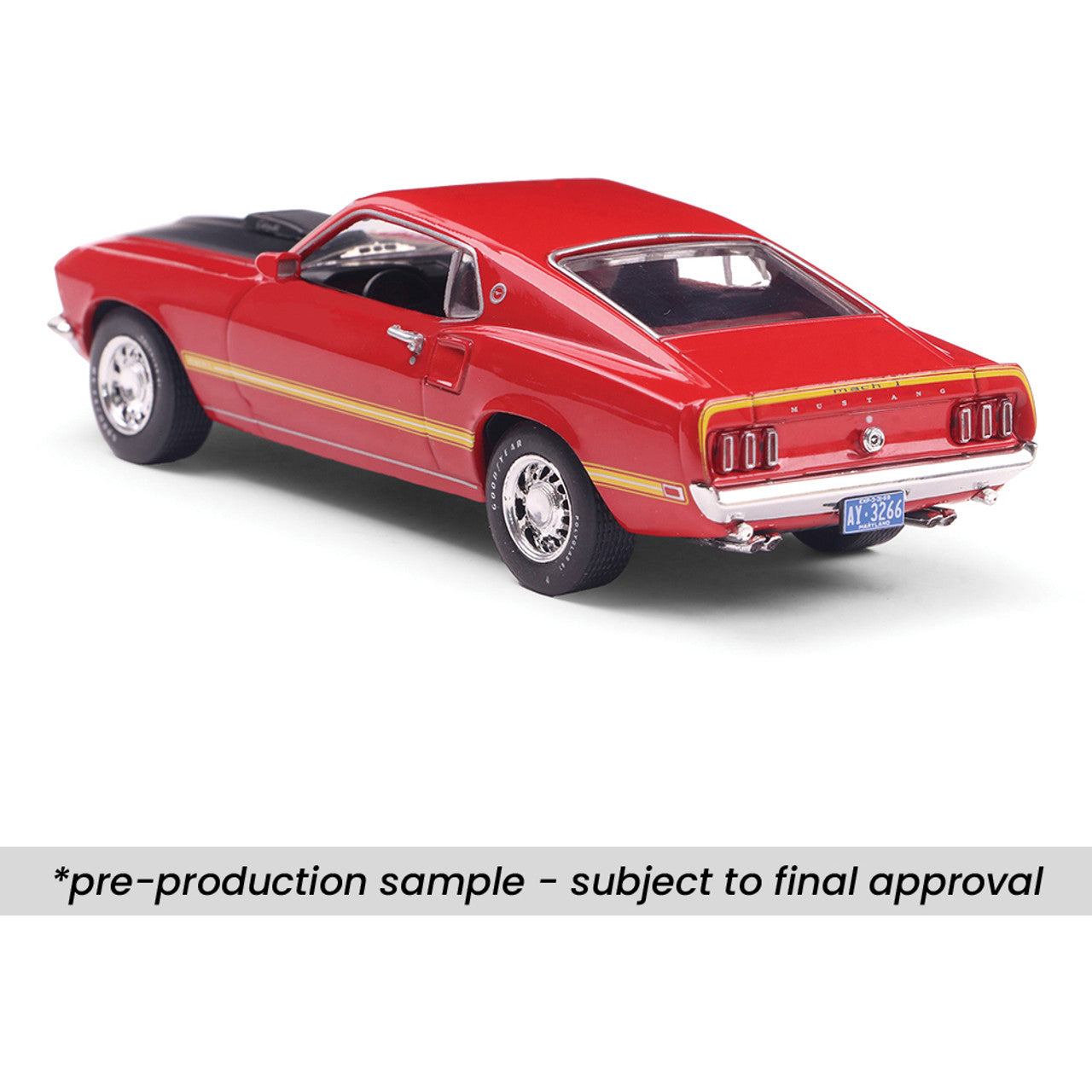 1969 Ford Mustang Mach 1 - Calypso Coral (1:43)