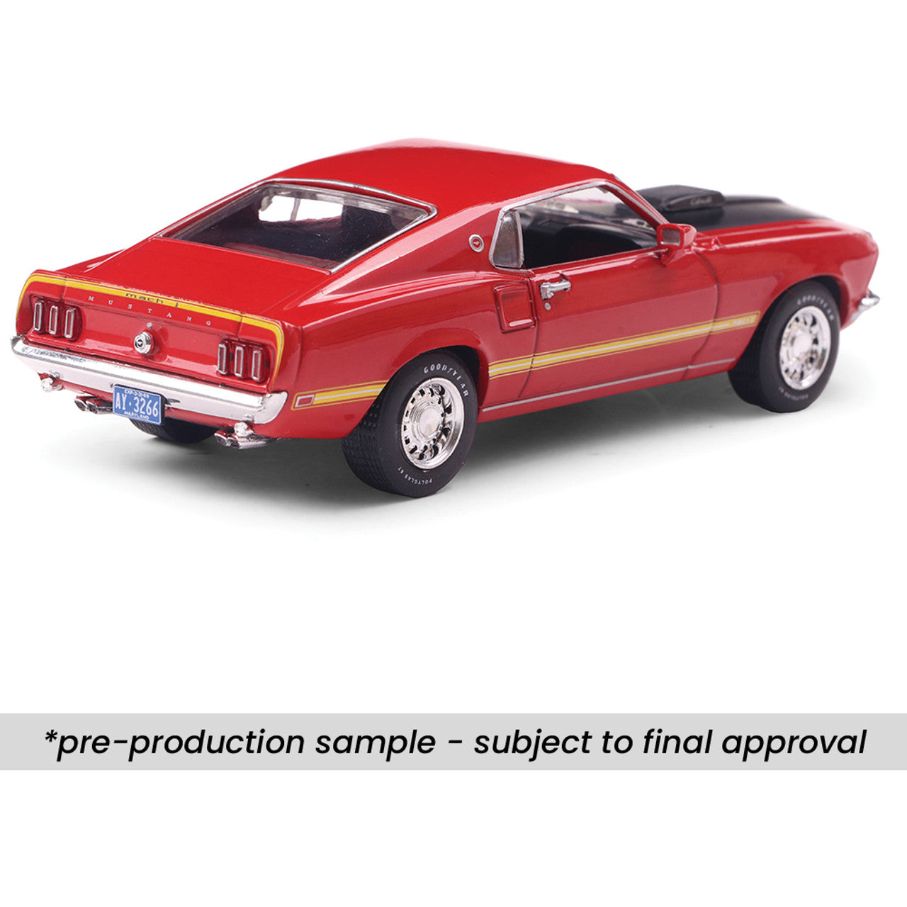 1969 Ford Mustang Mach 1 - Calypso Coral (1:43)