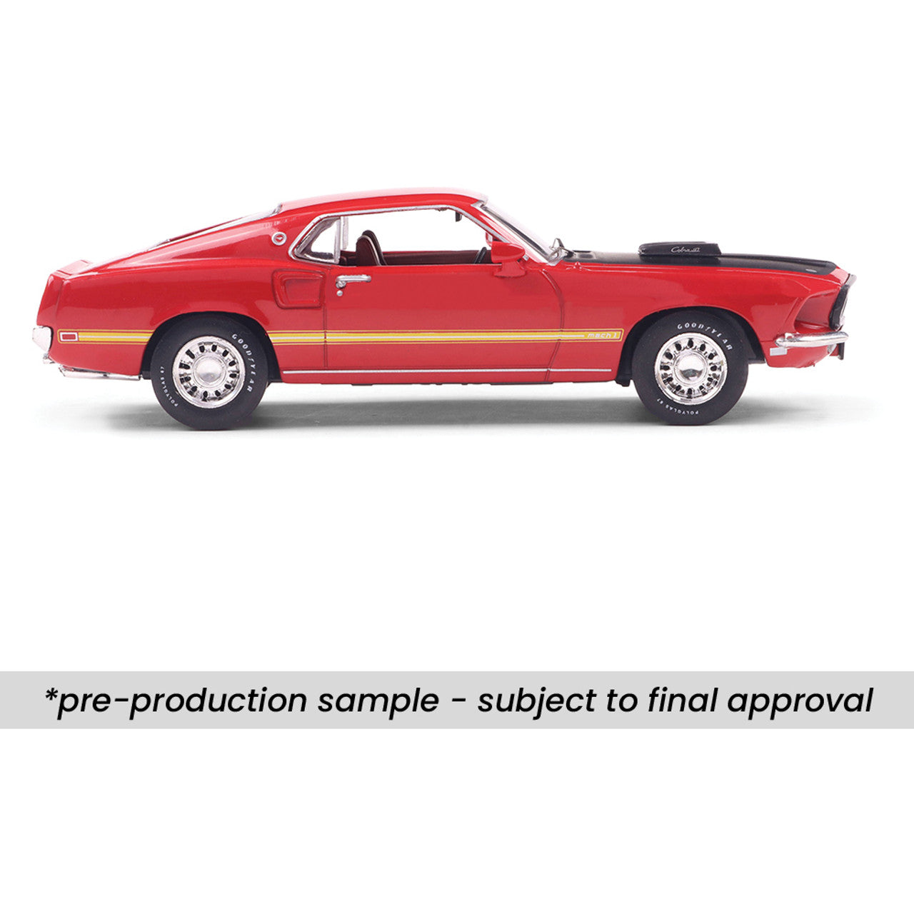 1969 Ford Mustang Mach 1 - Calypso Coral (1:43)