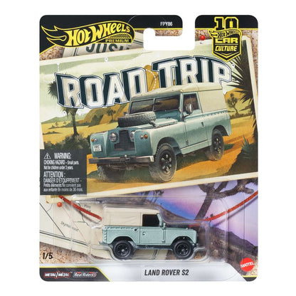 Hot Wheels Car Culture 1:64 Fraser’s Land Rover Series II – 10th Anniversary 2026 Road Trip JKF06
