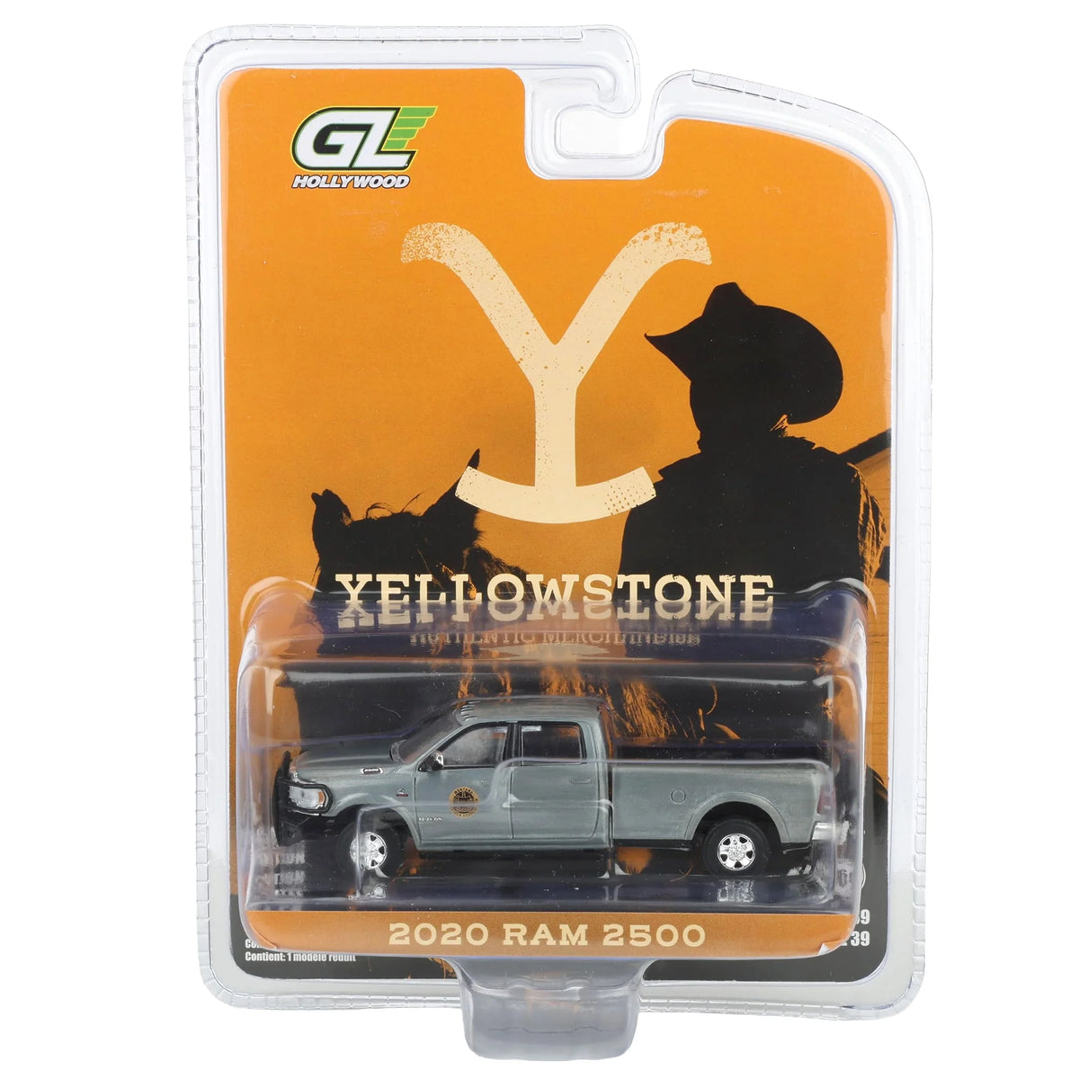 CHASE CAR – GreenLight 1:64 Ram 2500 2020 Montana Livestock Association “Yellowstone” RAW CHASE – Hollywood Series 39 – GL44990-F-CHASE