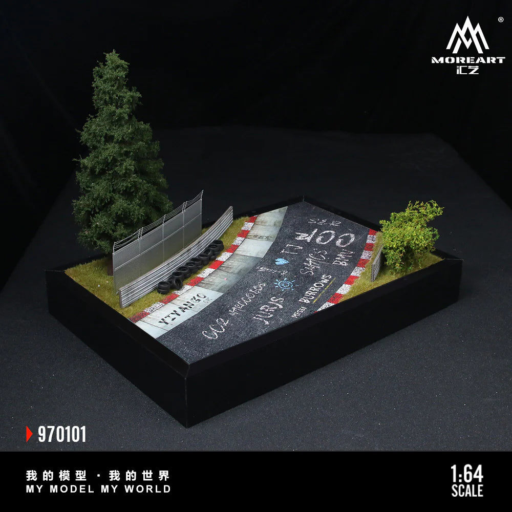 MoreArt Diorama 1:64-NURBURGRING TRACK O1 MODEL (MO970101)