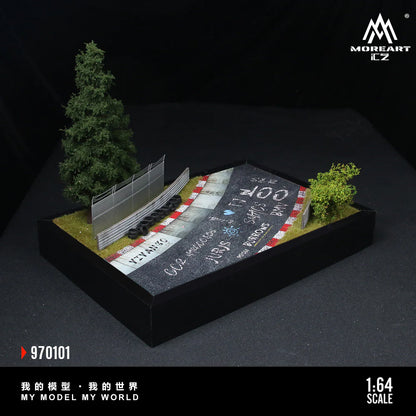 MoreArt Diorama 1:64-NURBURGRING TRACK O1 MODEL (MO970101)
