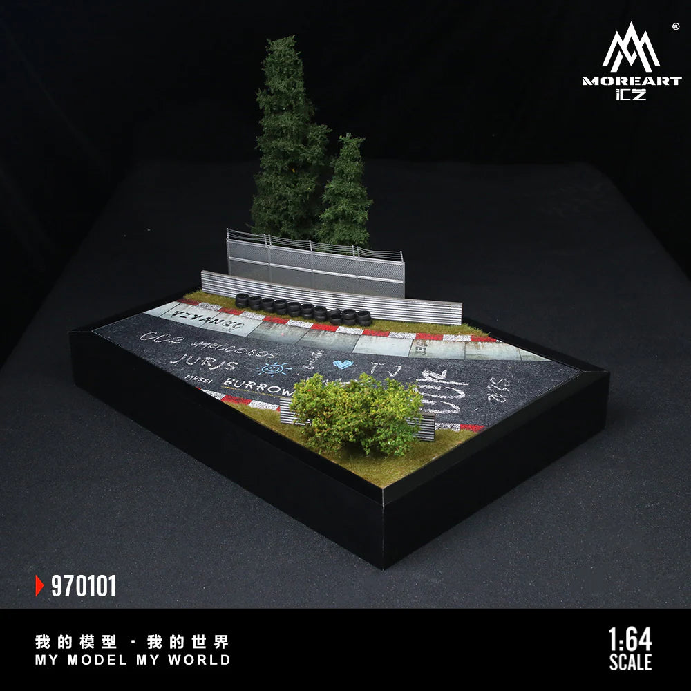 MoreArt Diorama 1:64-NURBURGRING TRACK O1 MODEL (MO970101)