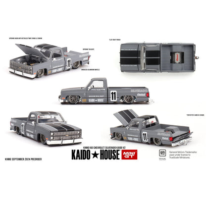 Kaido House x Mini GT - Chevrolet Silverado Kaido V2 (KHMG160) ***LIMITE DE 2 PAR CLIENT-LIMIT OF 2 PER CLIENT***
