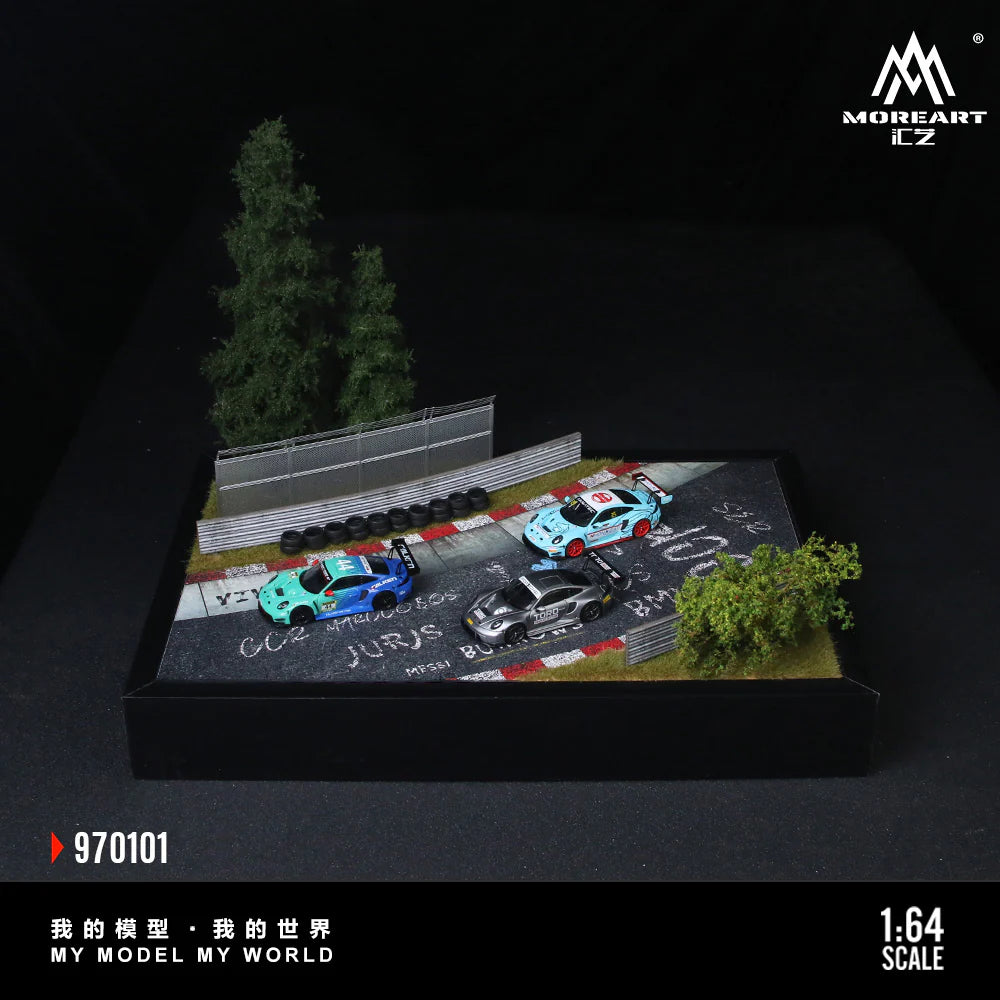 MoreArt Diorama 1:64-NURBURGRING TRACK O1 MODEL (MO970101)