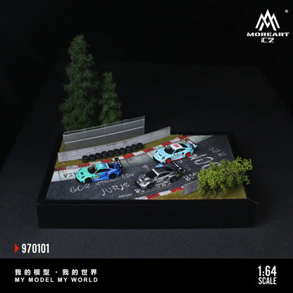 MoreArt Diorama 1:64-NURBURGRING TRACK O1 MODEL (MO970101)