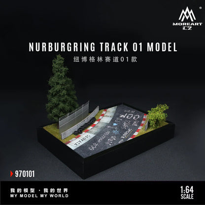 MoreArt Diorama 1:64-NURBURGRING TRACK O1 MODEL (MO970101)