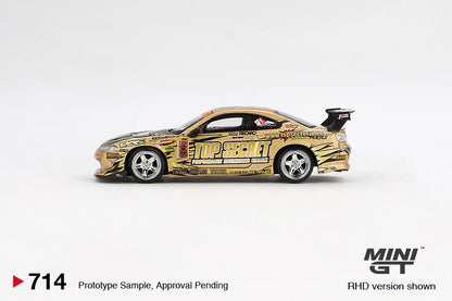 (PRE-ORDER 2025) Nissan Silvia (S15) Top Secret D1GP- Gold