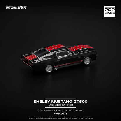 POPRACE 1/64 - Shelby Mustang GT500 - "Dark Chrome" - PR640218