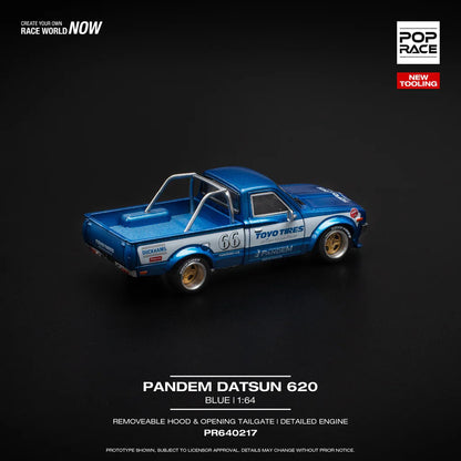POPRACE- PANDEM DATSUN 620 BLUE PR640217