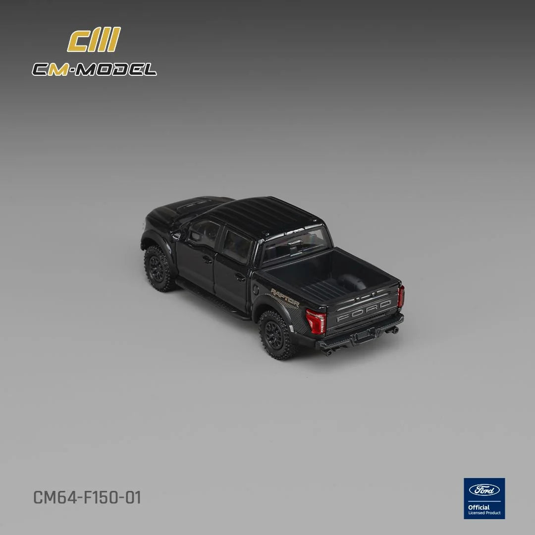 (PRE-ORDER 2026/2027) CM Model 1:64 Ford F-150 Raptor – Agate Black – Mijo Exclusives Limited Edition CM64-F150-01MJ