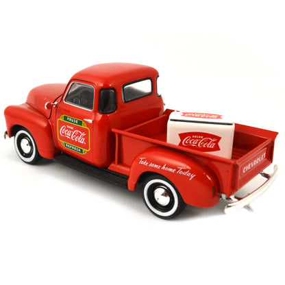 1953 Chevy Pickup w/ Metal Cooler "Coca-Cola"