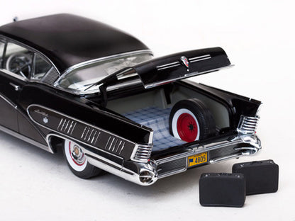 1958 Buick Limited Riviera Coupe in  Black Charcoal (Échelle-Scale 1:18)