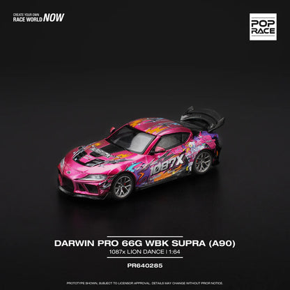 POPRACE 1/64, DARWIN PRO 66G WBK SUPRA (A90) - 1087X LION DANCE