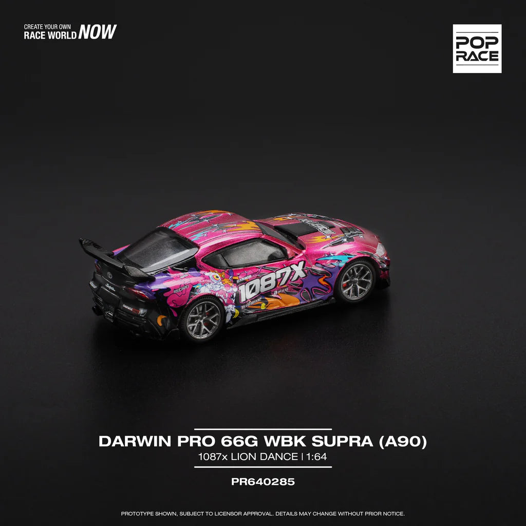 POPRACE 1/64, DARWIN PRO 66G WBK SUPRA (A90) - 1087X LION DANCE