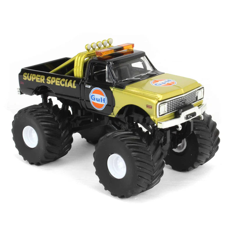 1971 Chevrolet K-10 Gulf Oil Super Special – GreenLight Kings of Crunch 1:64 – GL49195-A